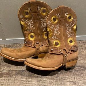 Sunflower cow girl boots